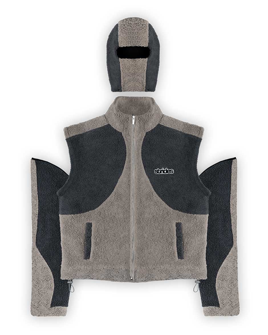 Detachable Fleece Grey-IYAMIUIO