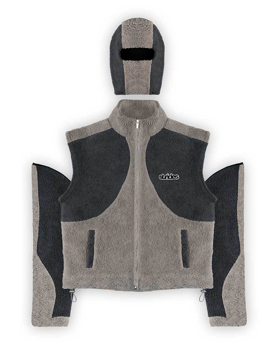 Detachable Fleece Grey-IYAMIUIO