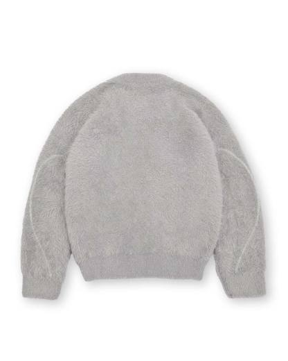 Fusion Mohair Sweater Grey-IYAMIUIO