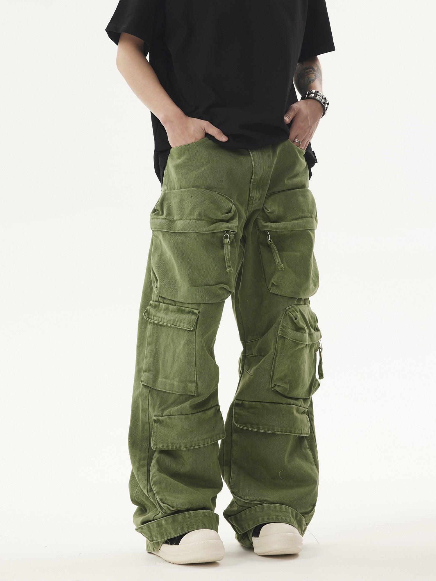 Heavy duty VIBE Cargo Jeans-IYAMIUIO