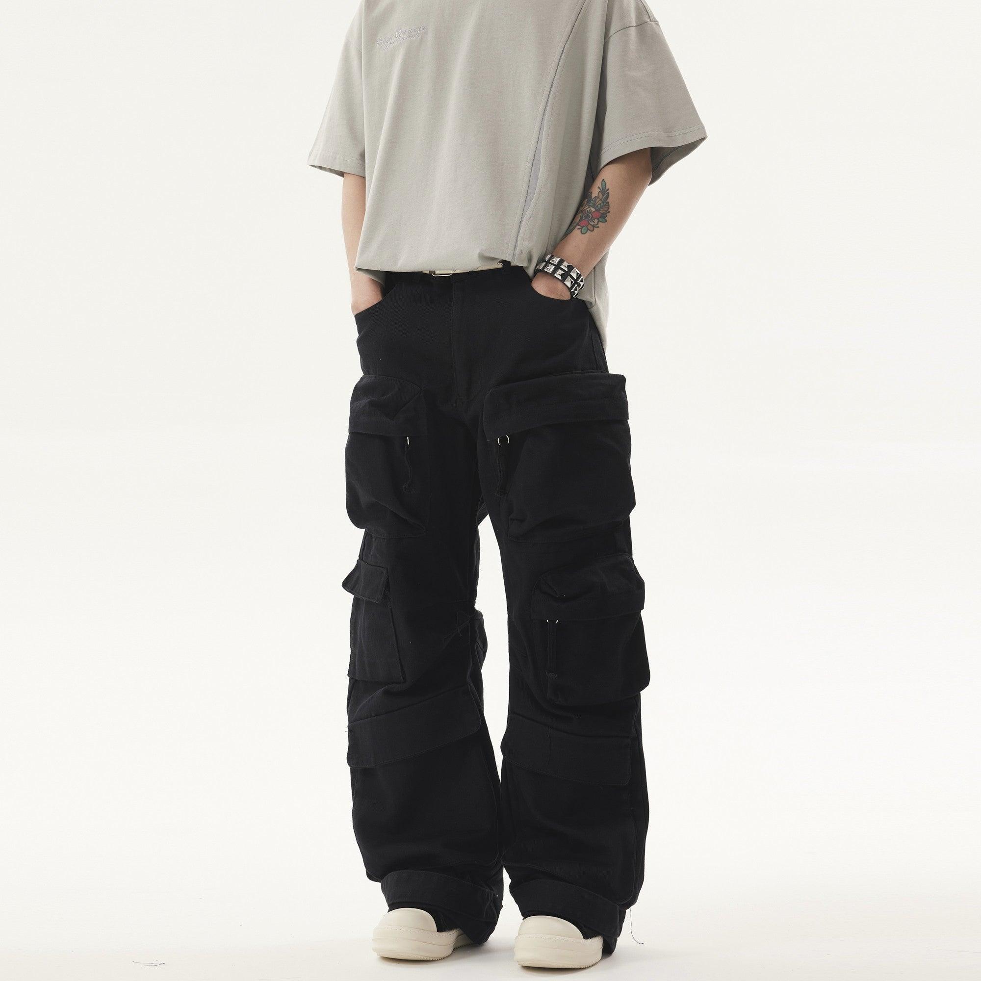 Heavy duty VIBE Cargo Jeans-IYAMIUIO