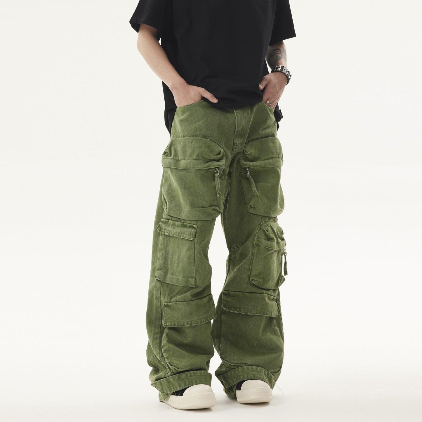 Heavy duty VIBE Cargo Jeans-IYAMIUIO