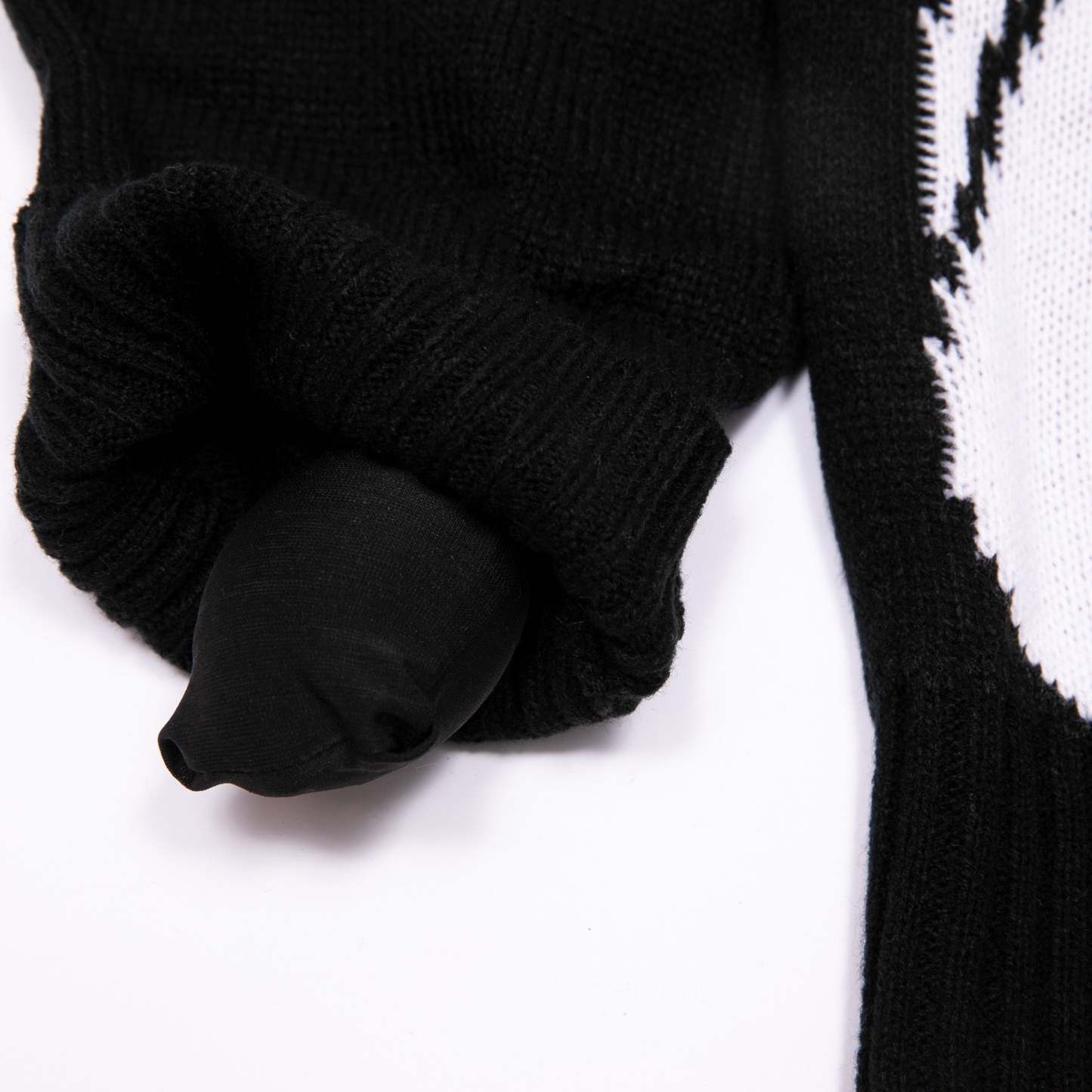 Lord Nermal Flippy Knitty Sweater (Black)-IYAMIUIO