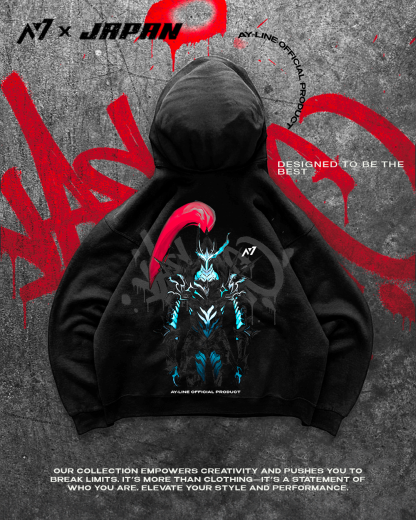 Shadow Knight Streetwear Hoodie-IYAMIUIO