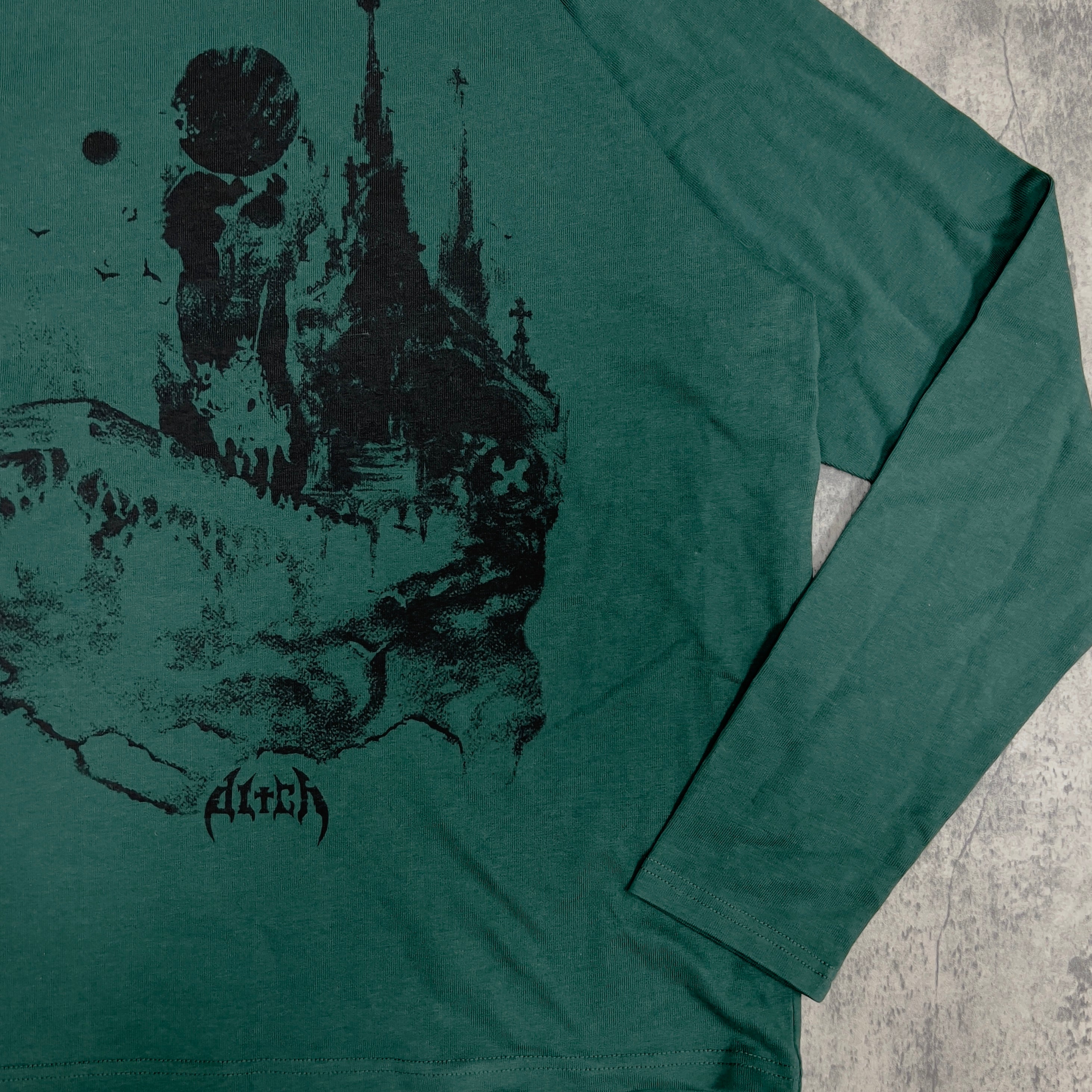 ICE CASTLE LONG SLEEVE (PINE)-IYAMIUIO