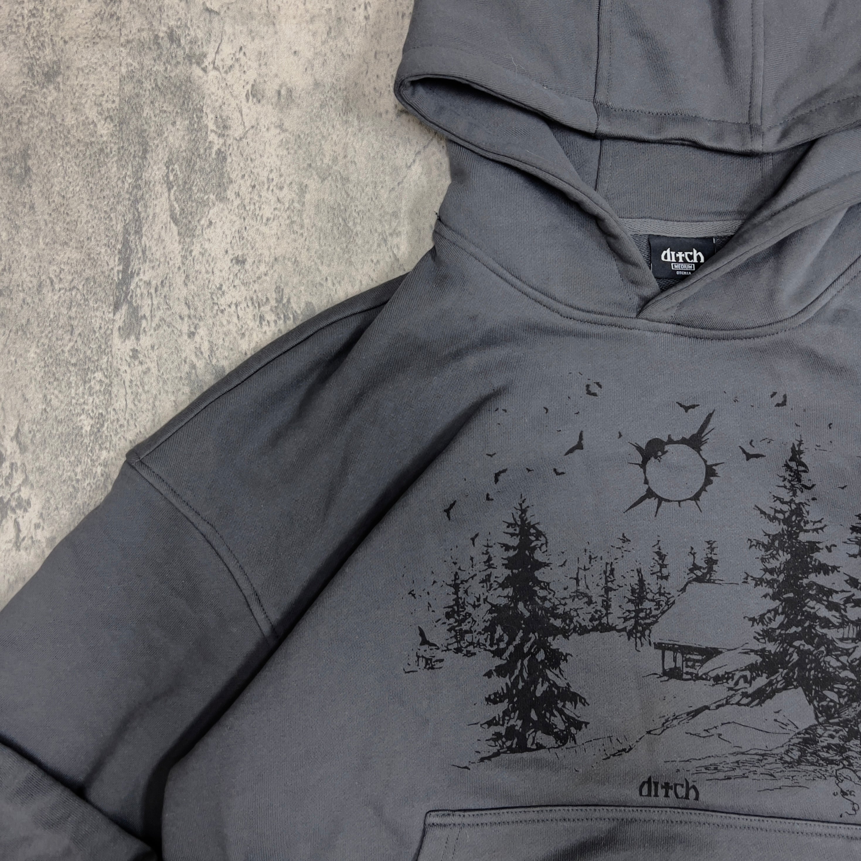 CABIN PULLOVER (GREY)-IYAMIUIO