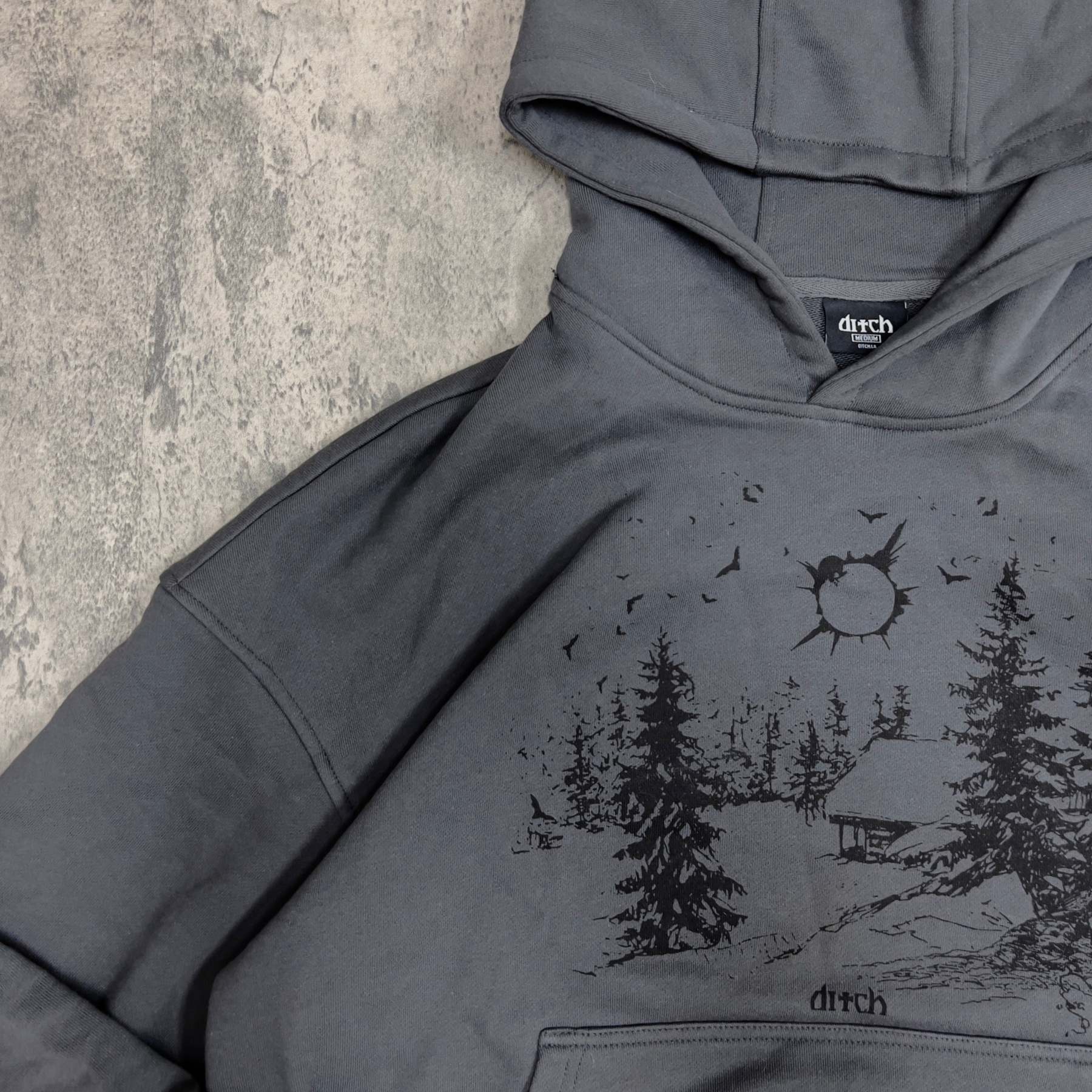 CABIN PULLOVER (GREY)-IYAMIUIO