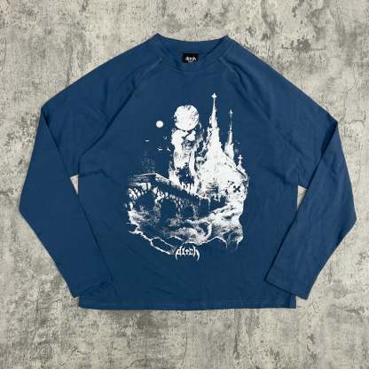 ICE CASTLE LONG SLEEVE (COBALT)-IYAMIUIO
