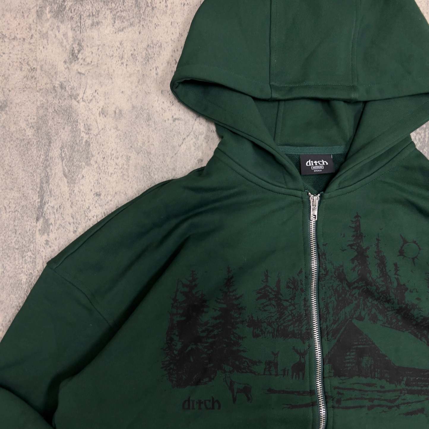 CABIN ZIPUP (PINE)-IYAMIUIO