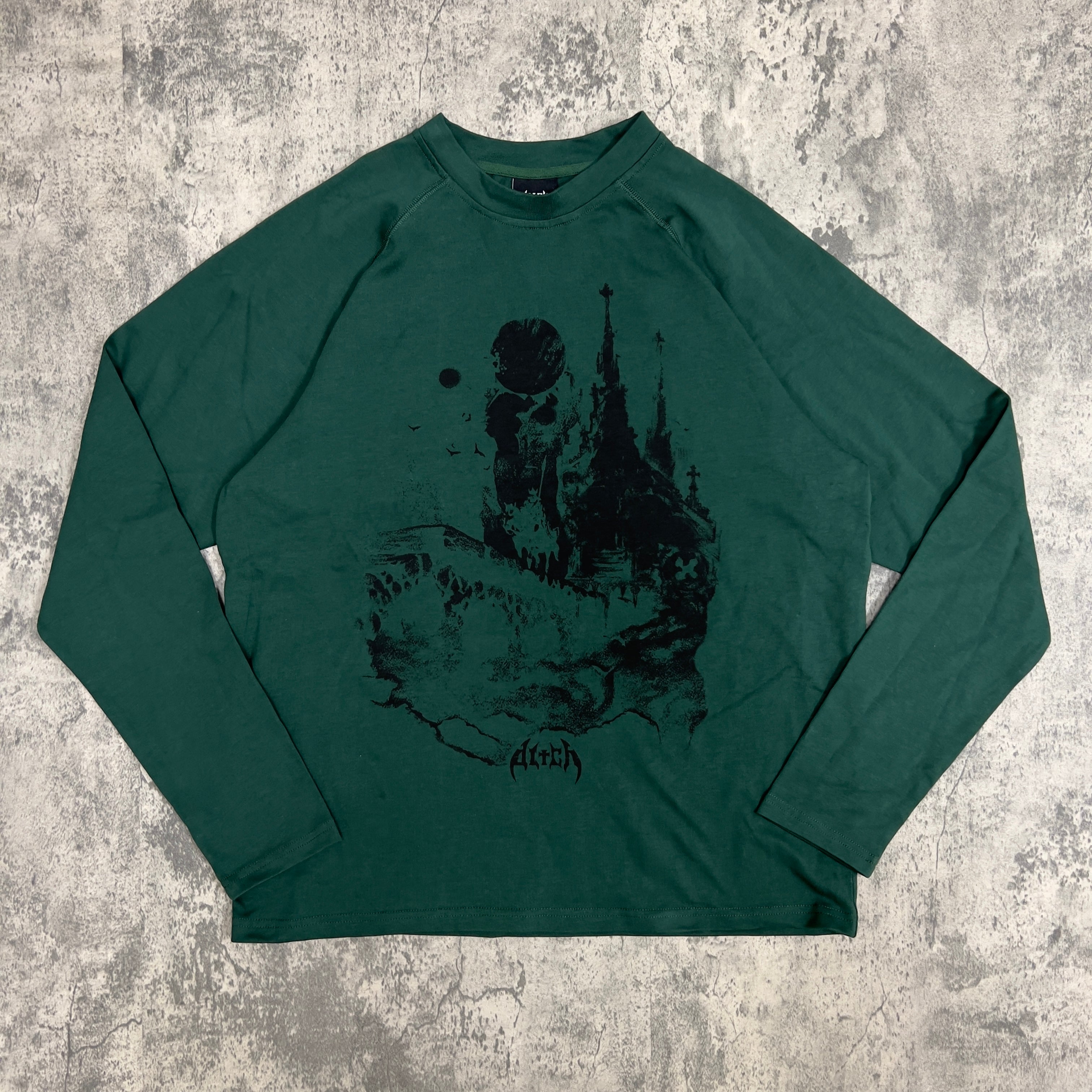 ICE CASTLE LONG SLEEVE (PINE)-IYAMIUIO