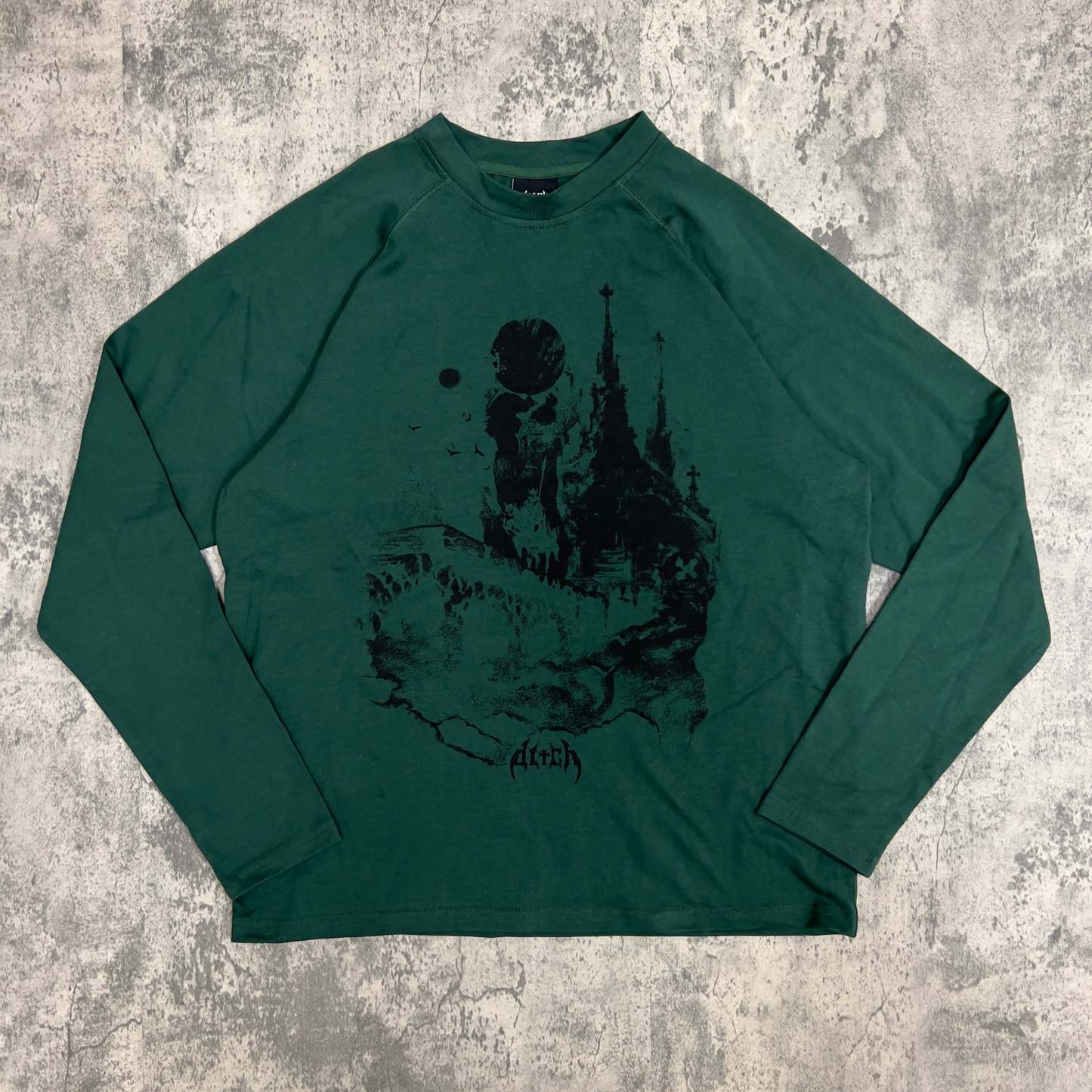 ICE CASTLE LONG SLEEVE (PINE)-IYAMIUIO