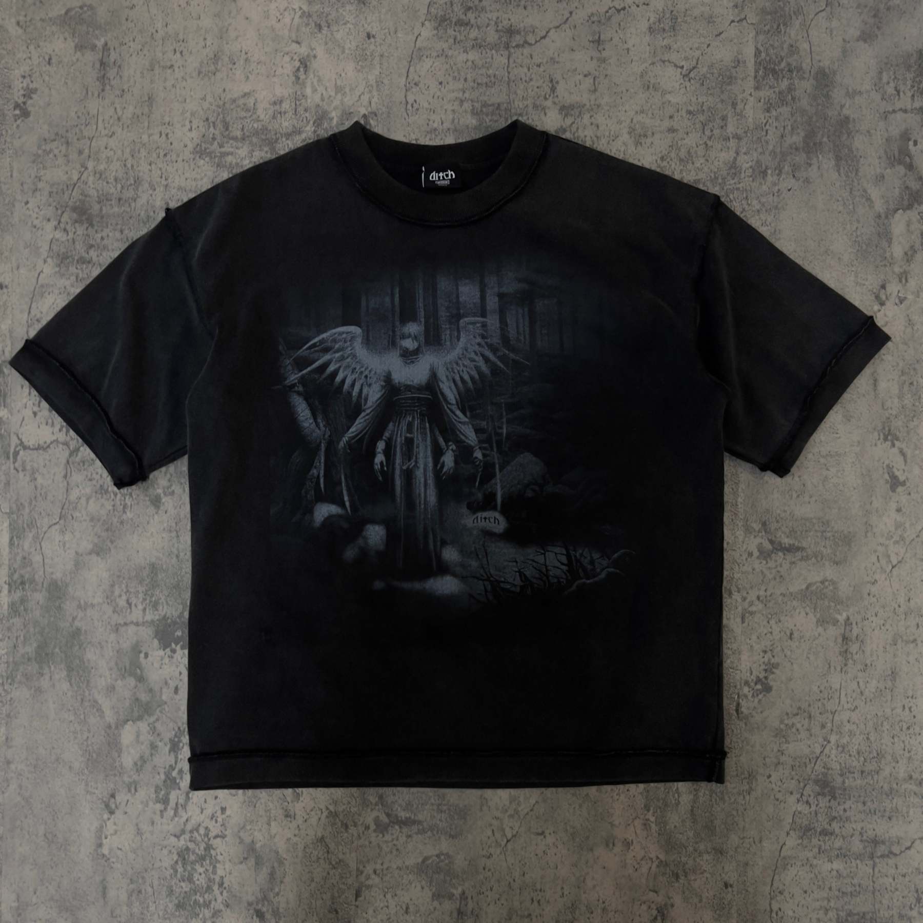ANGEL TEE (COAL)-IYAMIUIO