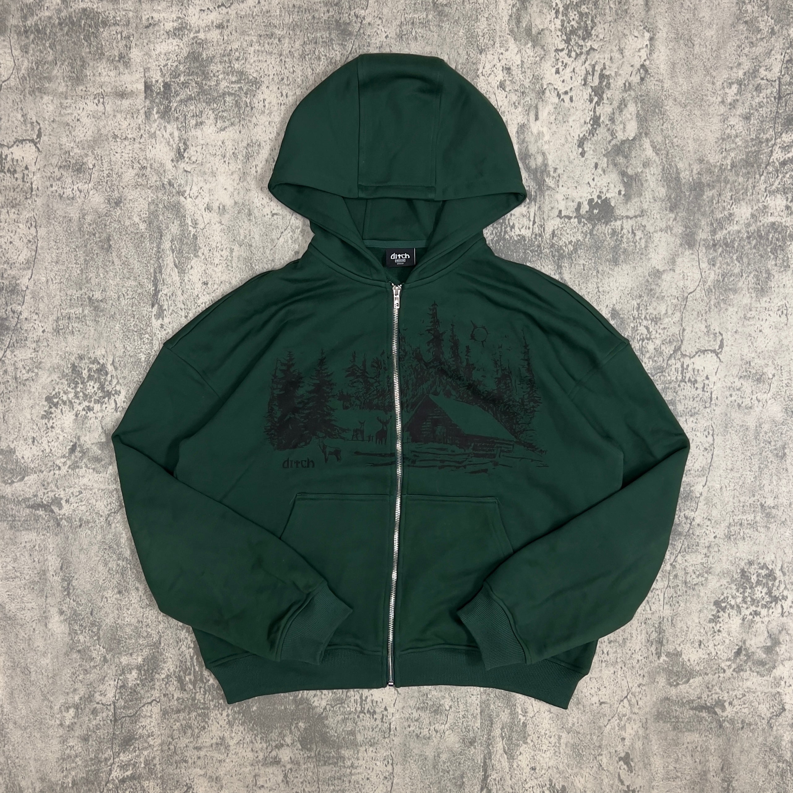 CABIN ZIPUP (PINE)-IYAMIUIO