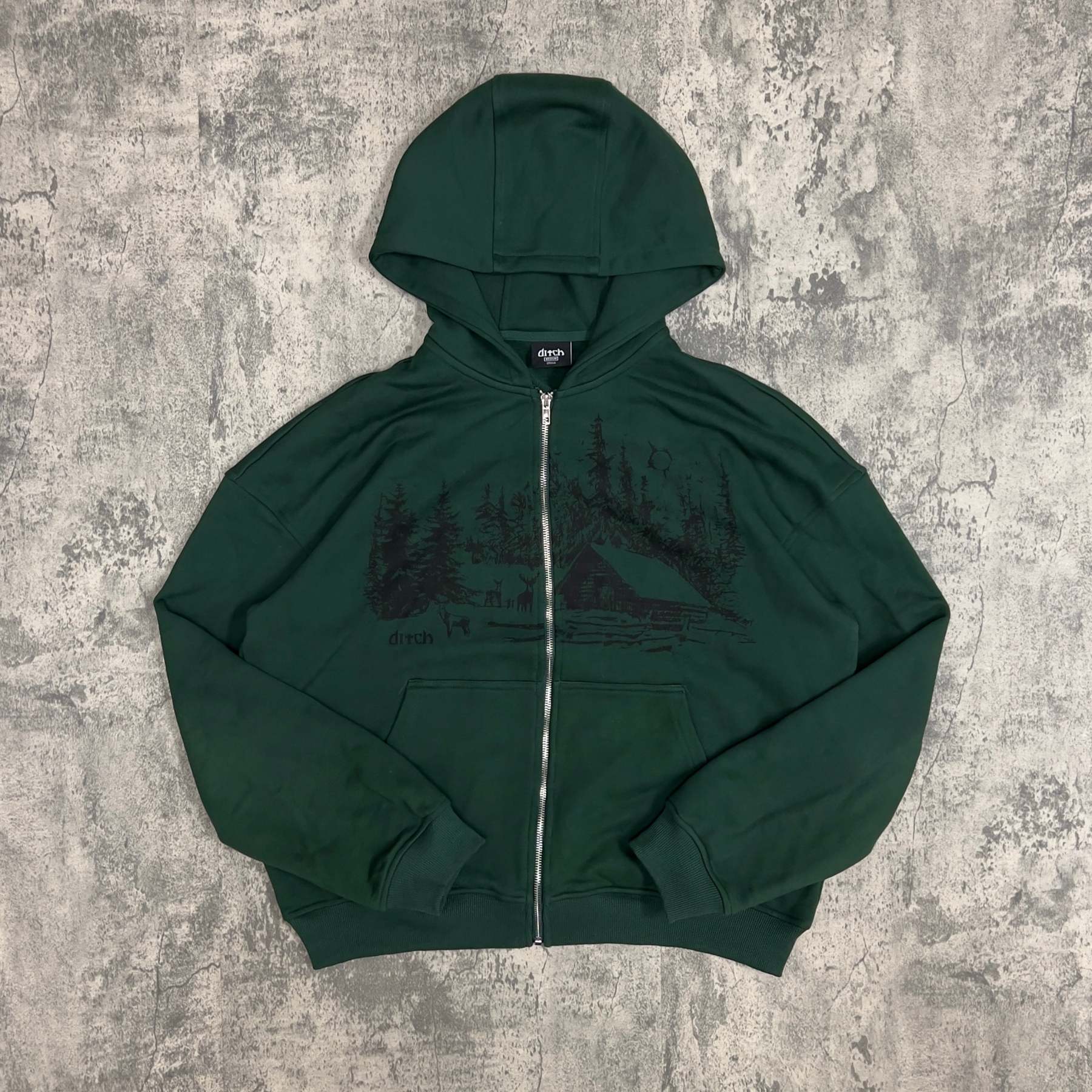 CABIN ZIPUP (PINE)-IYAMIUIO