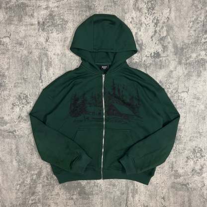 CABIN ZIPUP (PINE)-IYAMIUIO