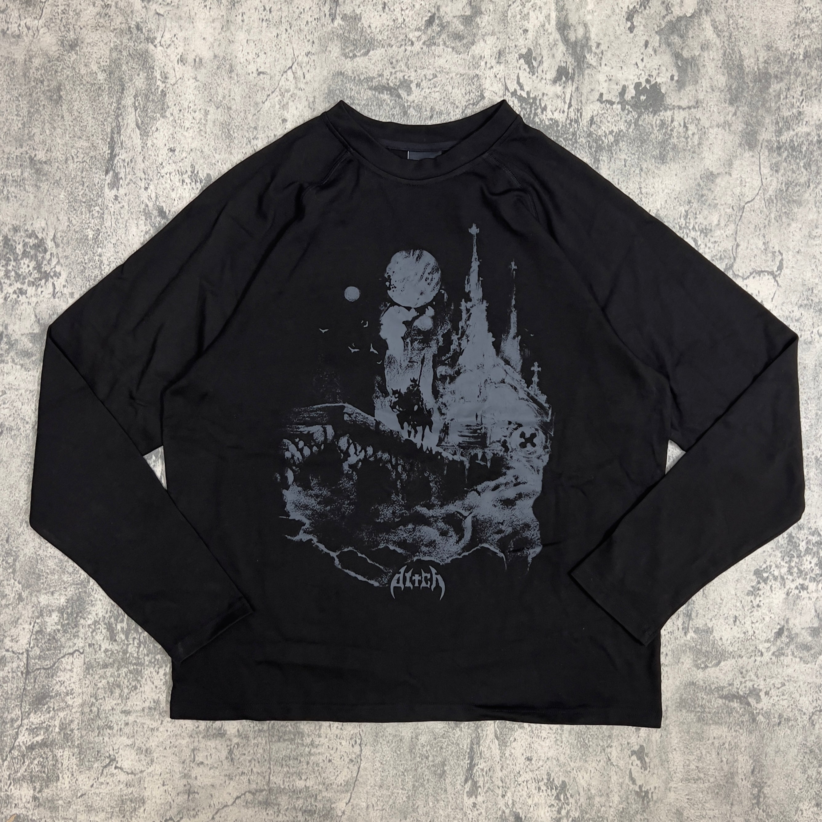 ICE CASTLE LONG SLEEVE (NOIR)-IYAMIUIO