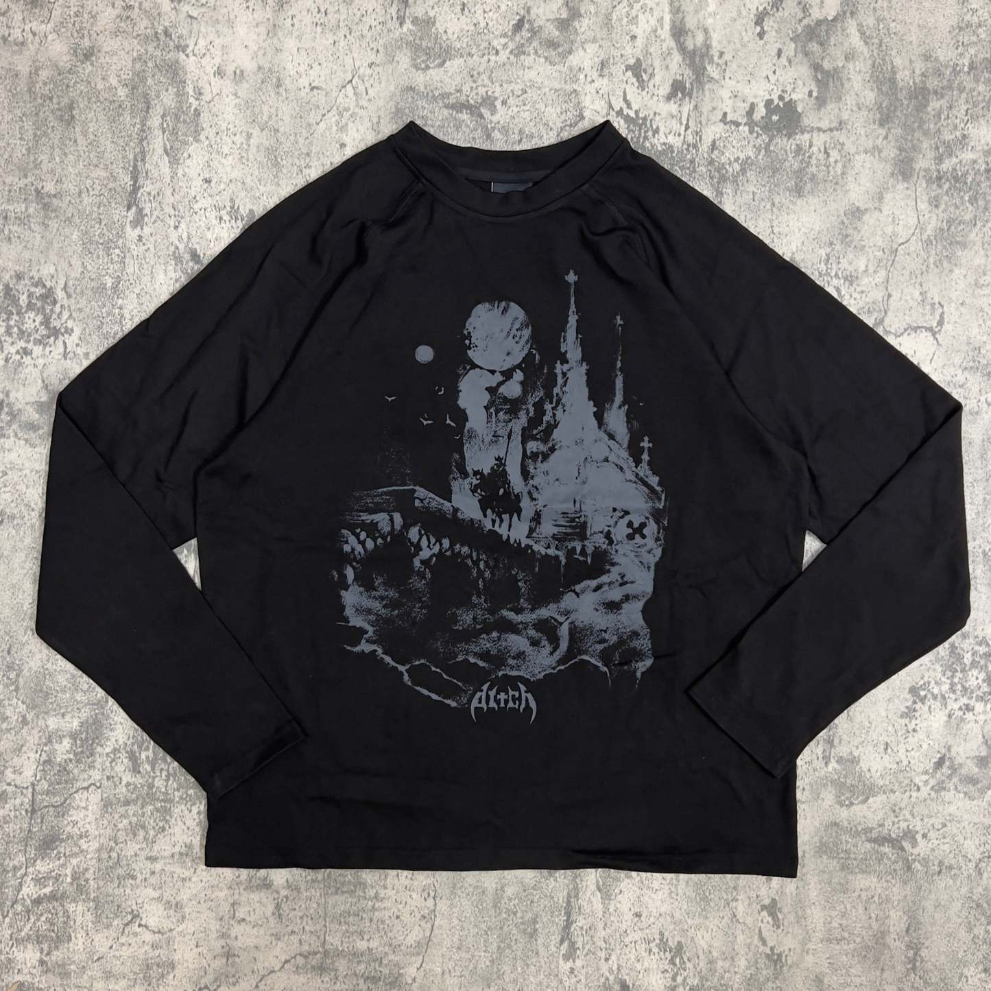 ICE CASTLE LONG SLEEVE (NOIR)-IYAMIUIO