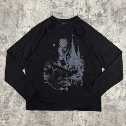 ICE CASTLE LONG SLEEVE (NOIR)-IYAMIUIO