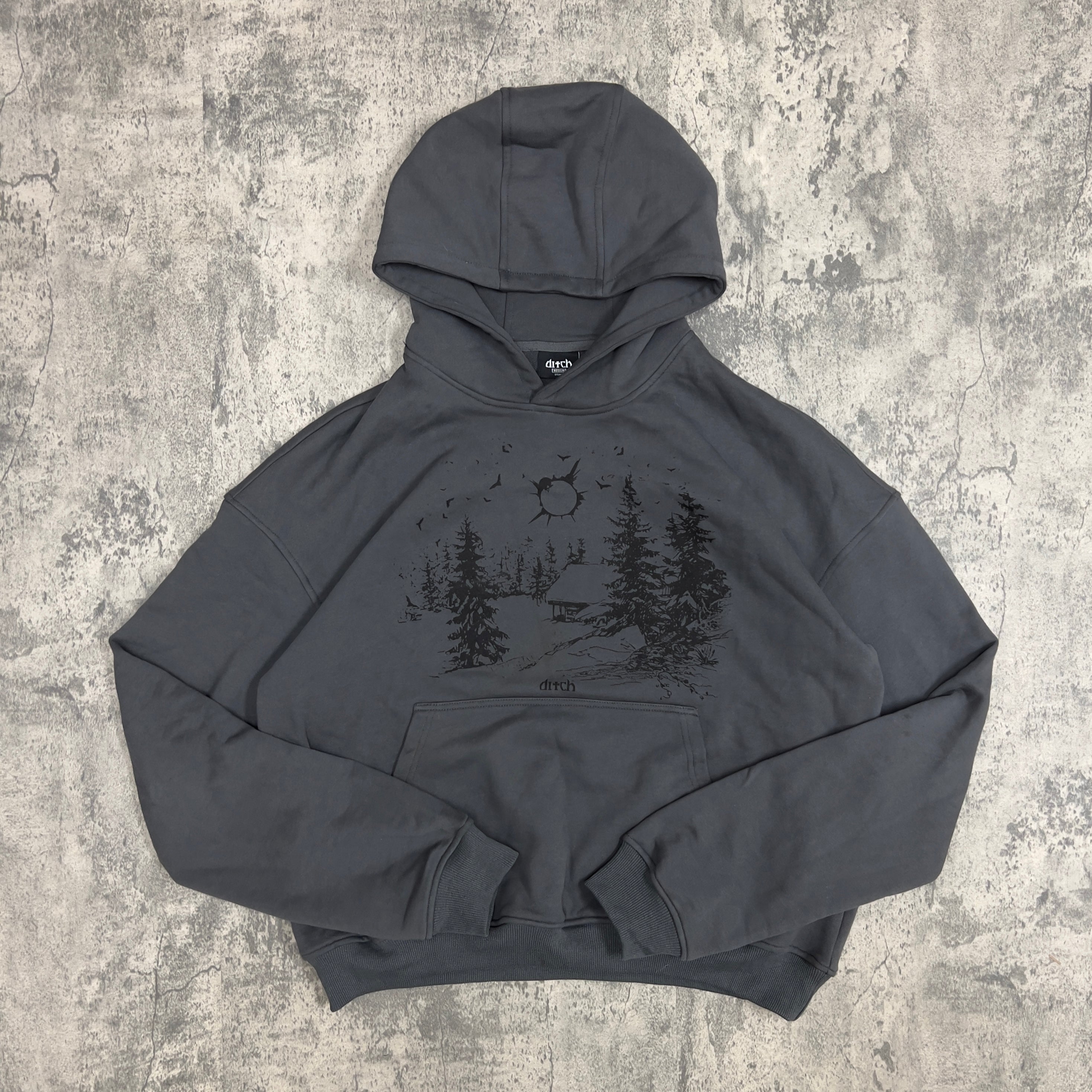 CABIN PULLOVER (GREY)-IYAMIUIO