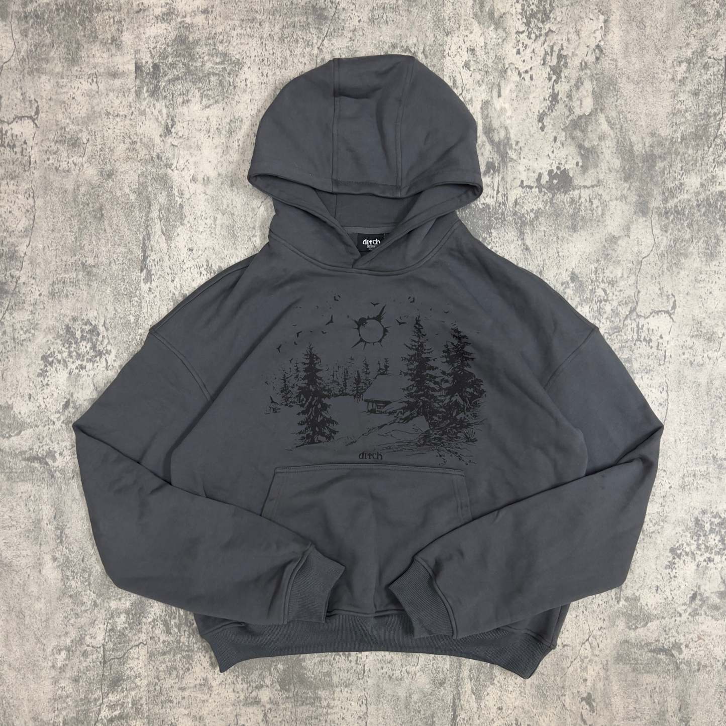 CABIN PULLOVER (GREY)-IYAMIUIO