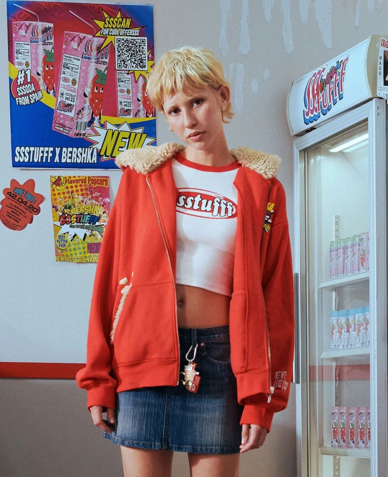 Popcorn Hoodie bershka x ssstufff