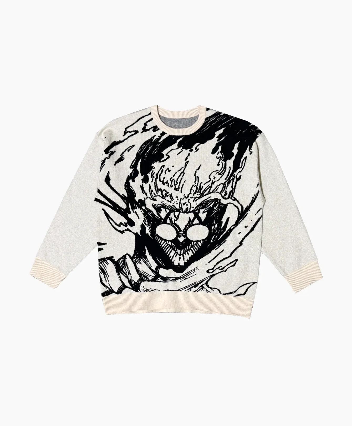 Dandadan Knit Sweater-IYAMIUIO