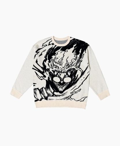 Dandadan Knit Sweater-IYAMIUIO