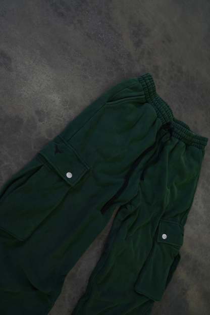 CARGO SWEATS (PINE)-IYAMIUIO