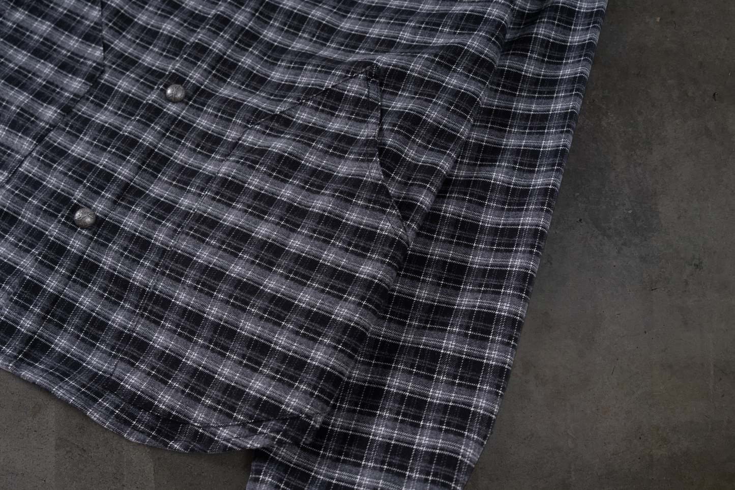 LEATHER FLANNEL (BLACK)-IYAMIUIO