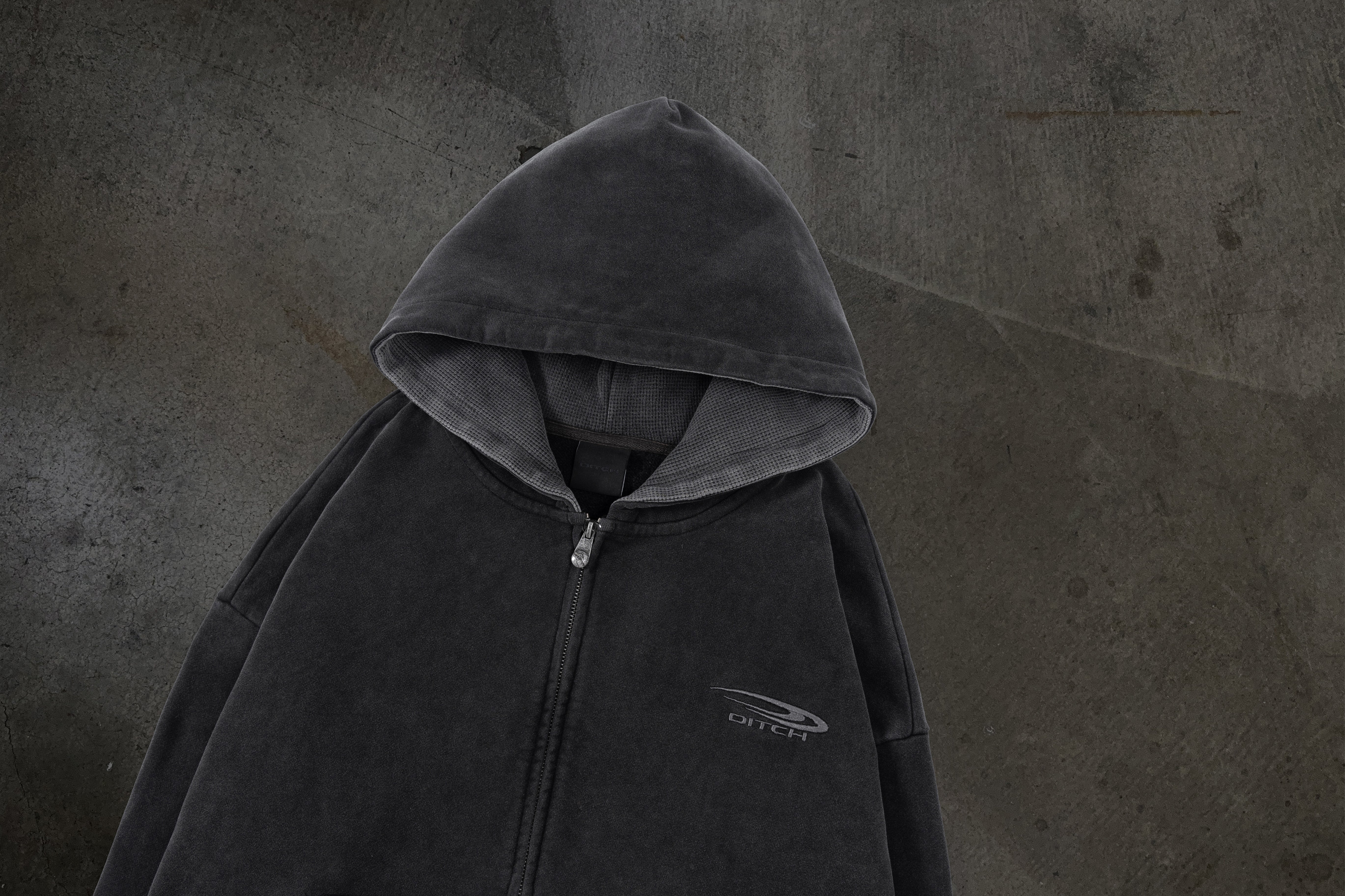 ATHLETIC ZIPUP (COAL)-IYAMIUIO