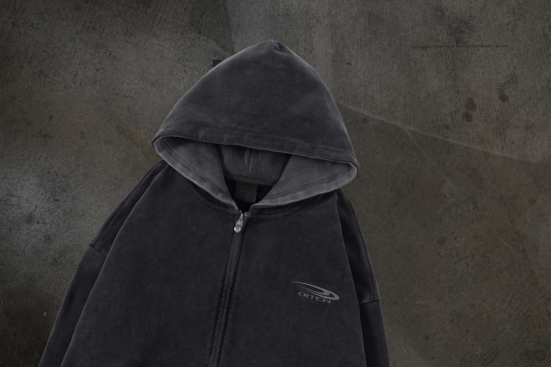 ATHLETIC ZIPUP (COAL)-IYAMIUIO