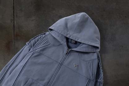 BIKER HOODIE (FLINT)-IYAMIUIO