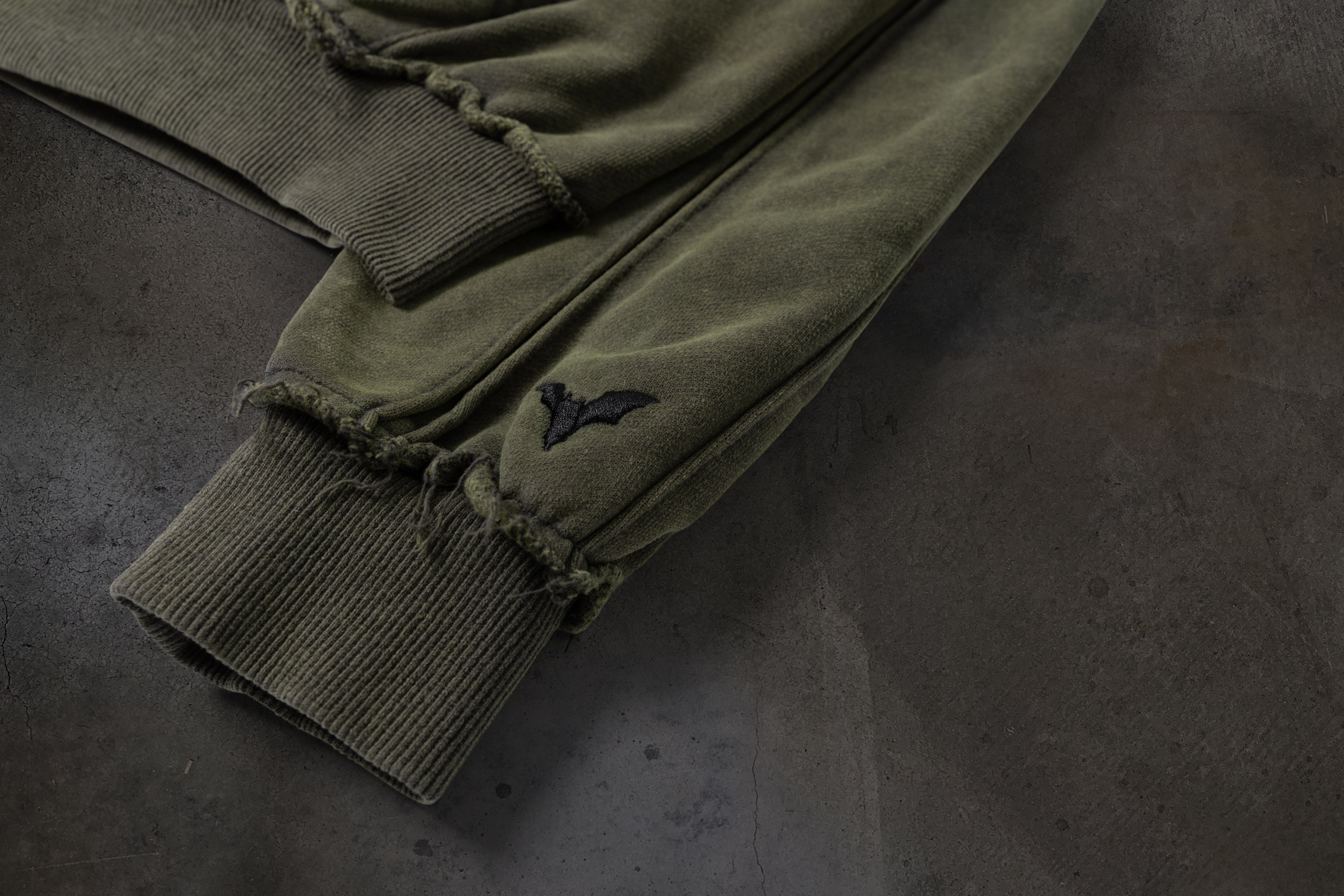 BIKER HOODIE (ASH)-IYAMIUIO