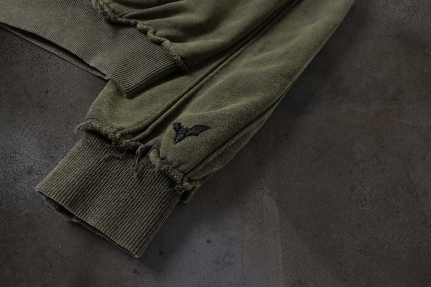 BIKER HOODIE (ASH)-IYAMIUIO