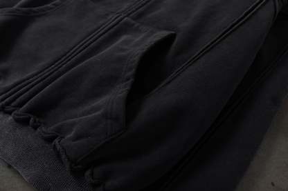 BIKER HOODIE (COAL)-IYAMIUIO