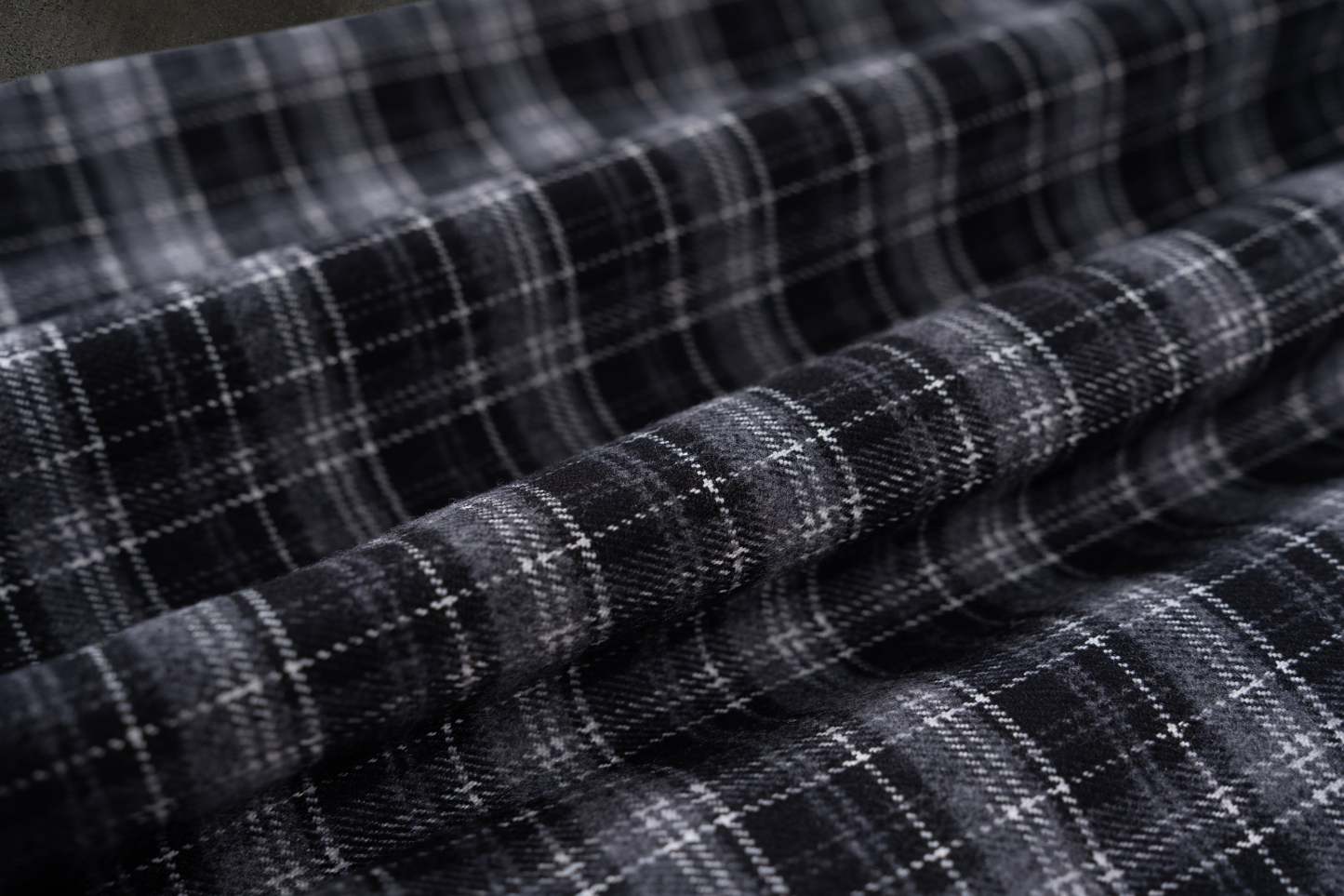 LEATHER FLANNEL (BLACK)-IYAMIUIO