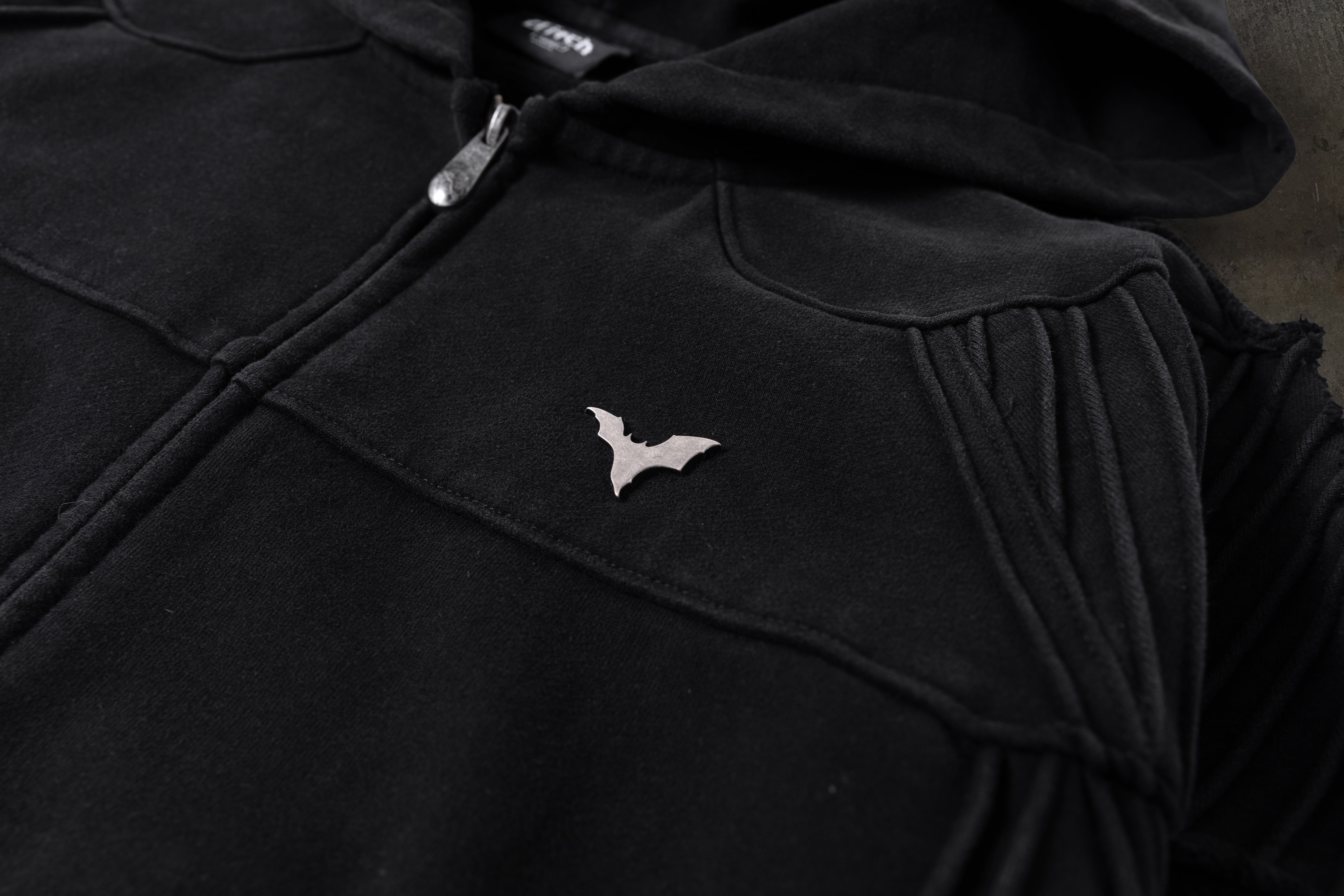 BIKER HOODIE (COAL)-IYAMIUIO