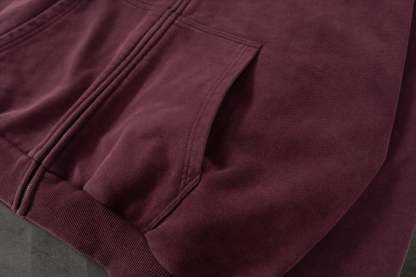 ATHLETIC ZIPUP (CRIMSON)-IYAMIUIO