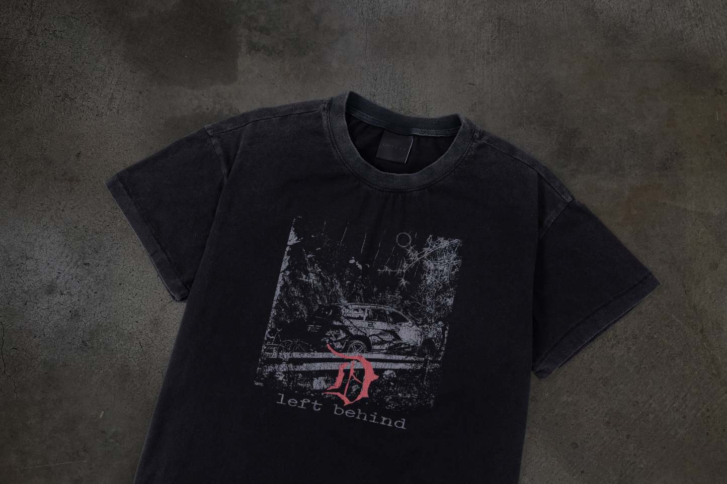 CAR CRASH TEE (COAL)-IYAMIUIO