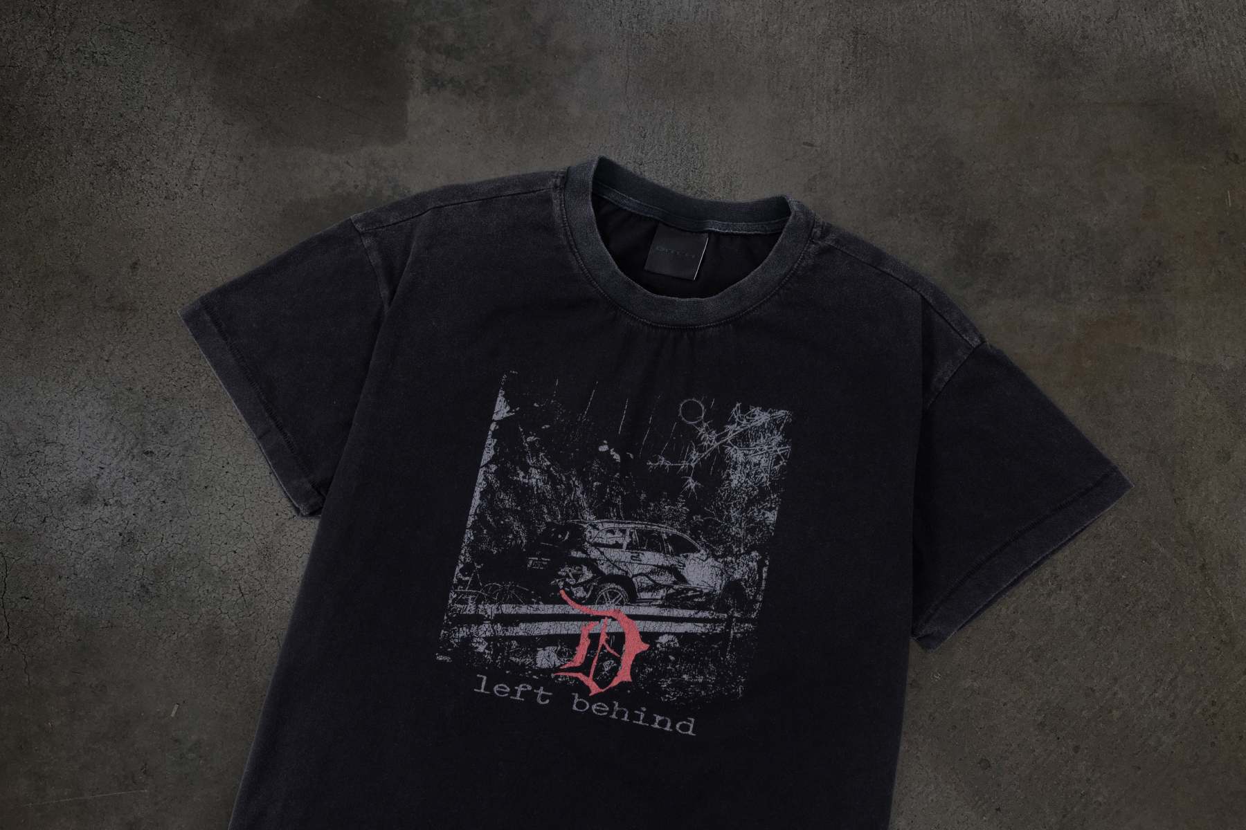 CAR CRASH TEE (COAL)-IYAMIUIO