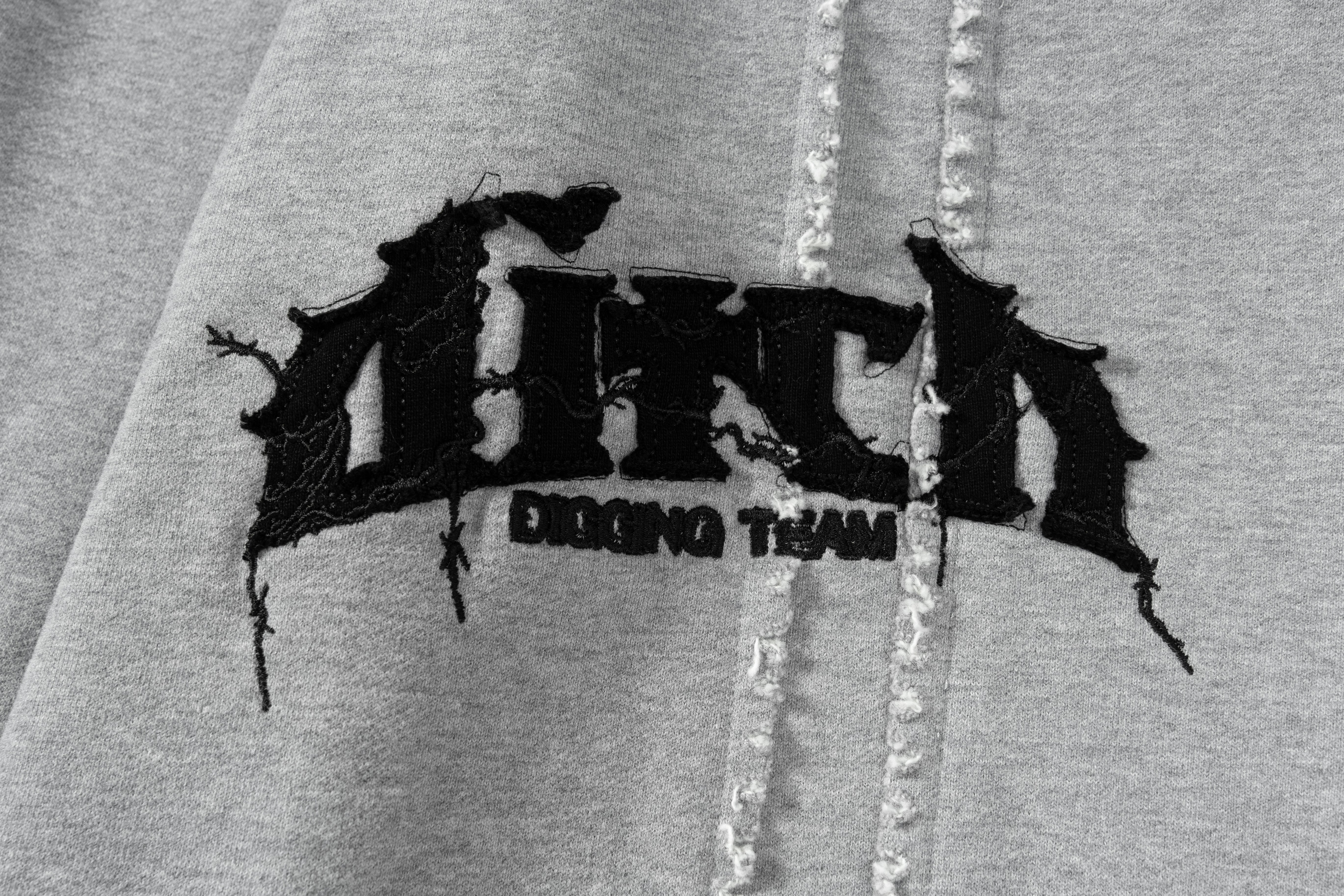 PATCHED SWEATS (HEATHER GREY)-IYAMIUIO