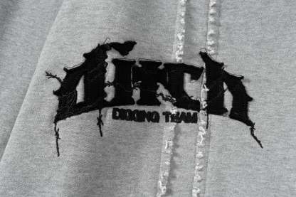 PATCHED SWEATS (HEATHER GREY)-IYAMIUIO