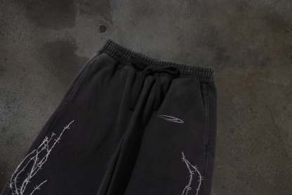 ATHLETIC BARBED SWEATS (COAL)-IYAMIUIO