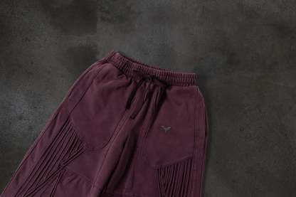 BIKER SWEATS (CRIMSON)-IYAMIUIO