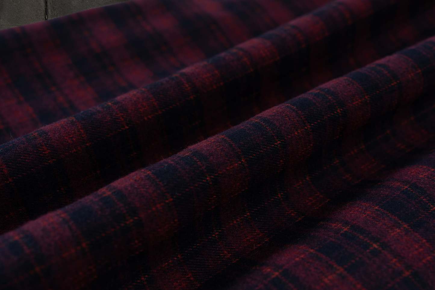 LEATHER FLANNEL (CRIMSON)-IYAMIUIO
