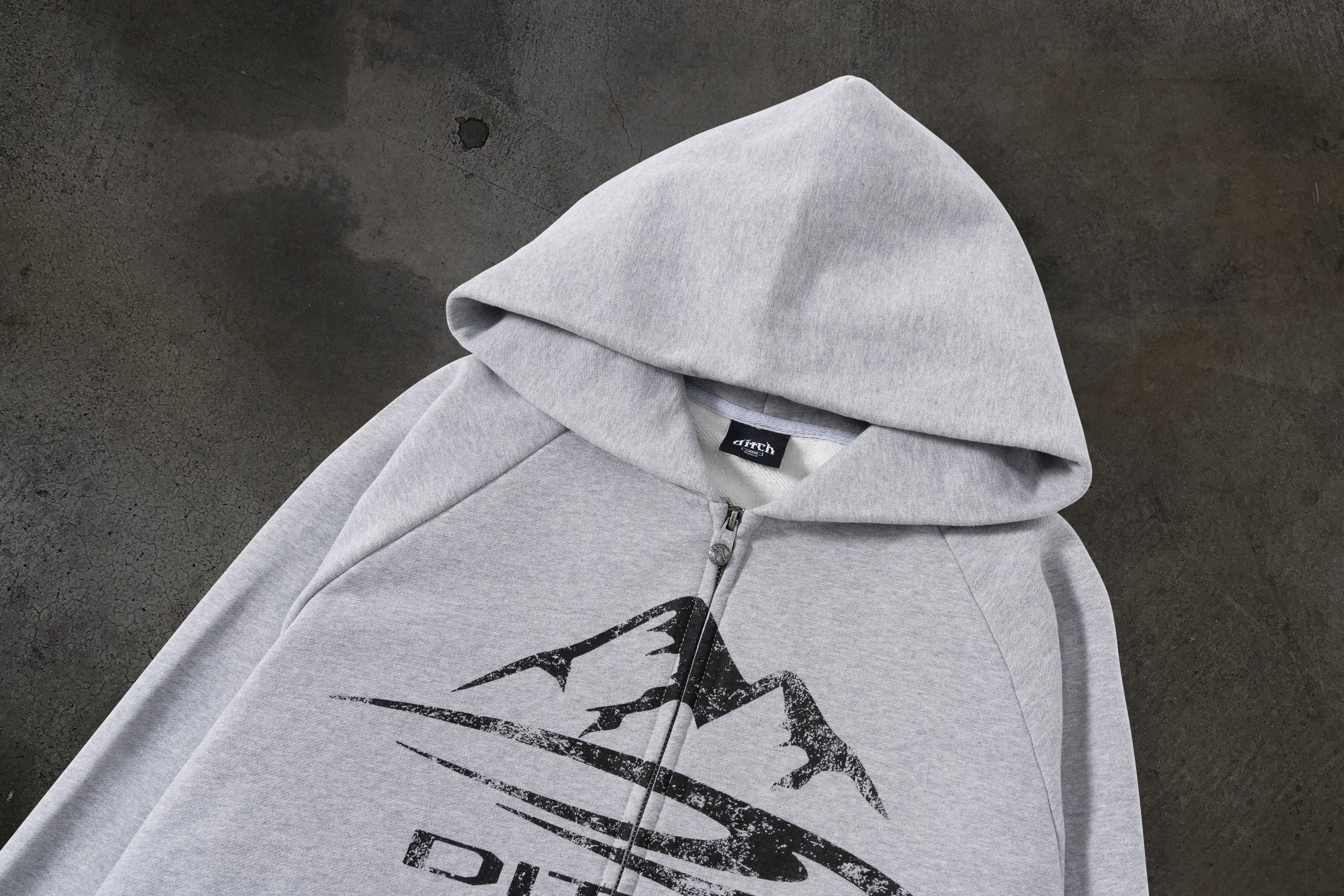 SUMMIT ZIPUP (HEATHER GREY)-IYAMIUIO