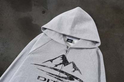 SUMMIT ZIPUP (HEATHER GREY)-IYAMIUIO