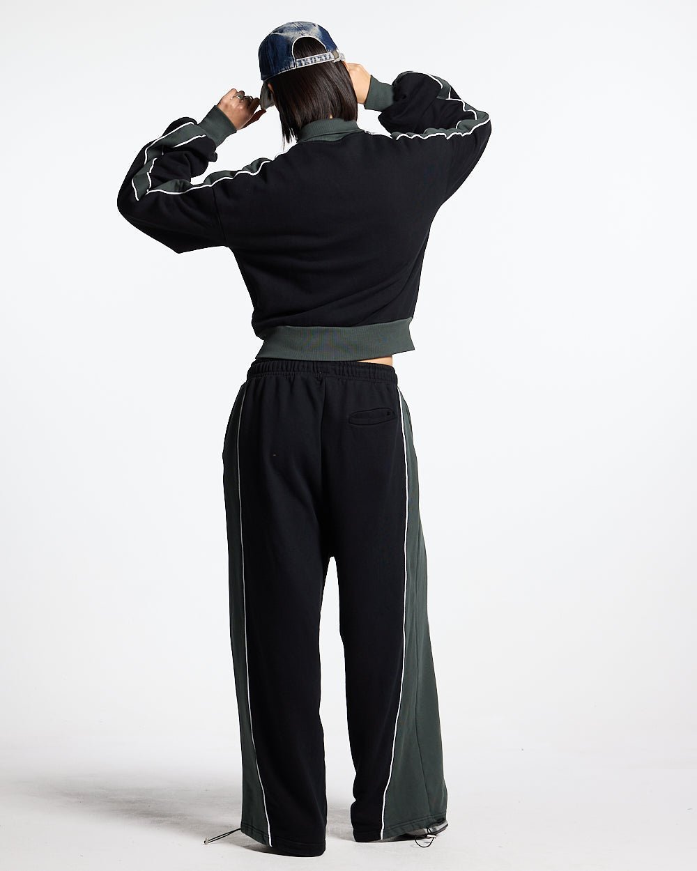 JET LAG PANTS BLACK-IYAMIUIO