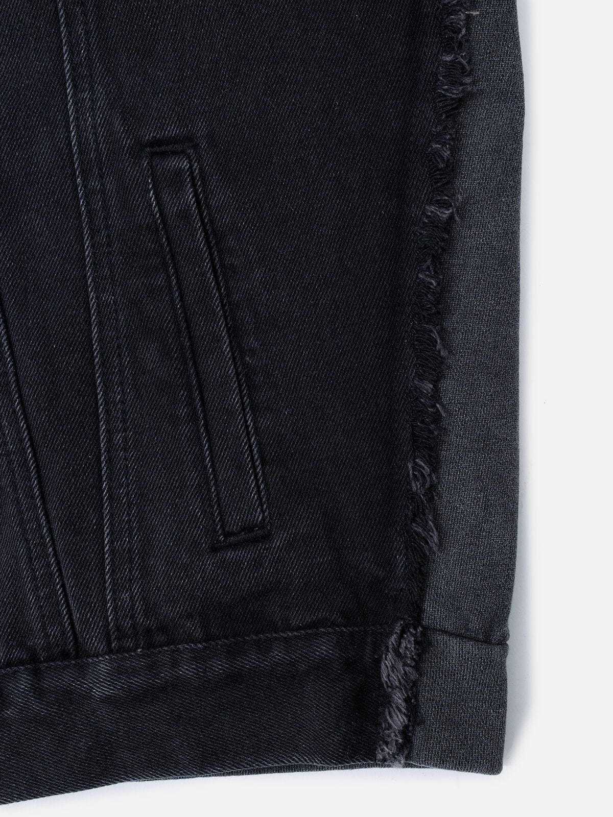 Aelfric Eden Washed Hooded Denim Jacket-IYAMIUIO