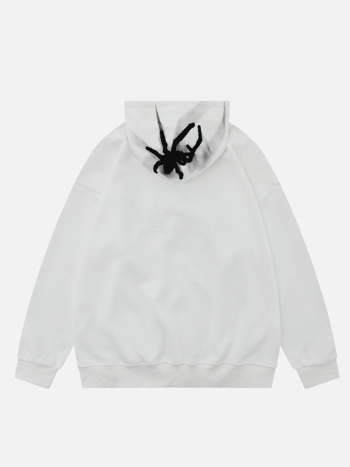 Aelfric Eden Spider Towel Embroidery Hoodie-IYAMIUIO